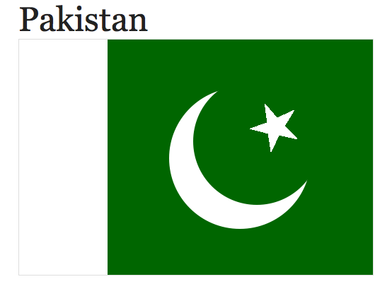Screenshot of flag rendered in safari