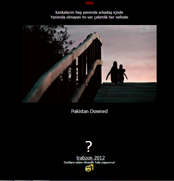 Google.com.pk hacked screenshot